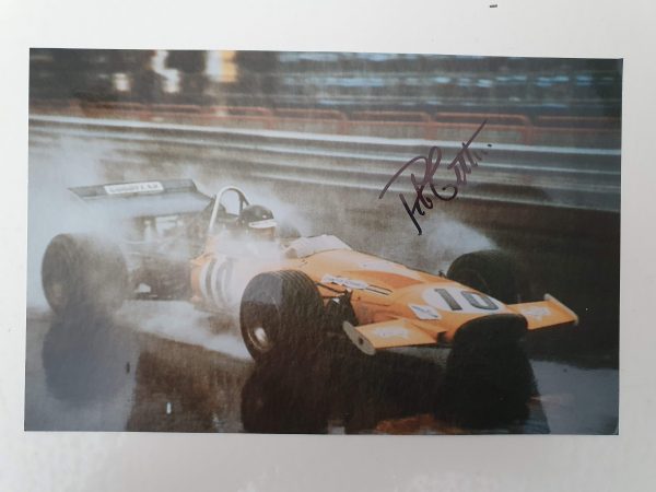 Peter Gethin signed photo, McLaren