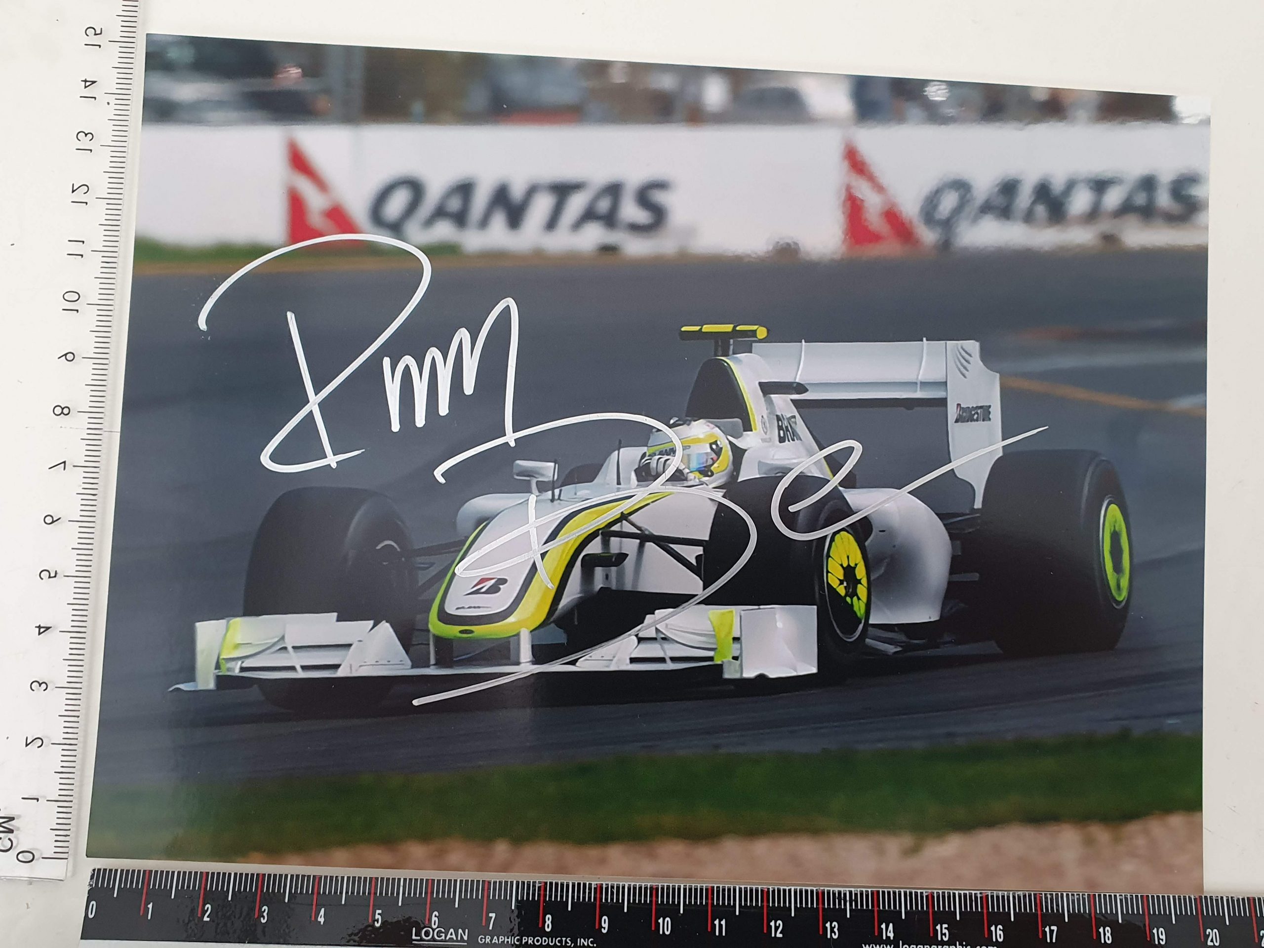 Rubens Barrichello signed photo, BrawnGP - Image 3