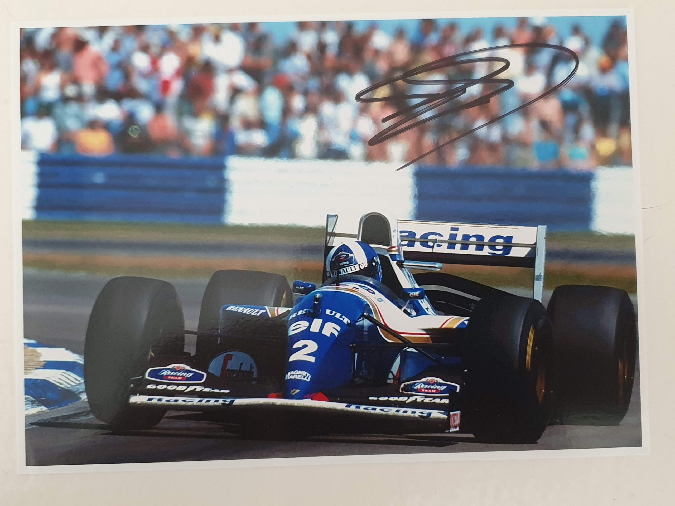 David Coulthard signed photo, Williams