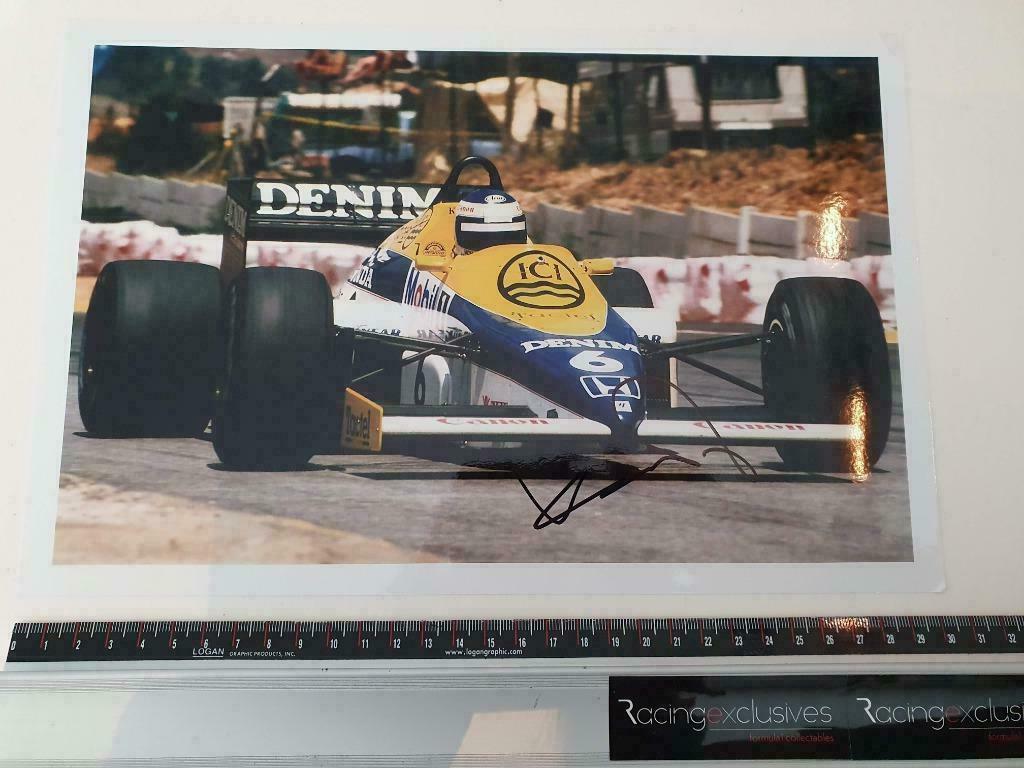 Keke Rosberg signed photo 20x30cm