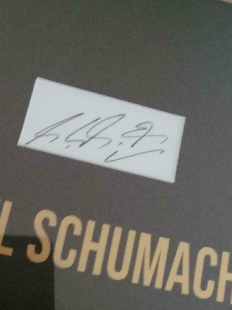 Michael Schumacher signature, framed composition - Image 3
