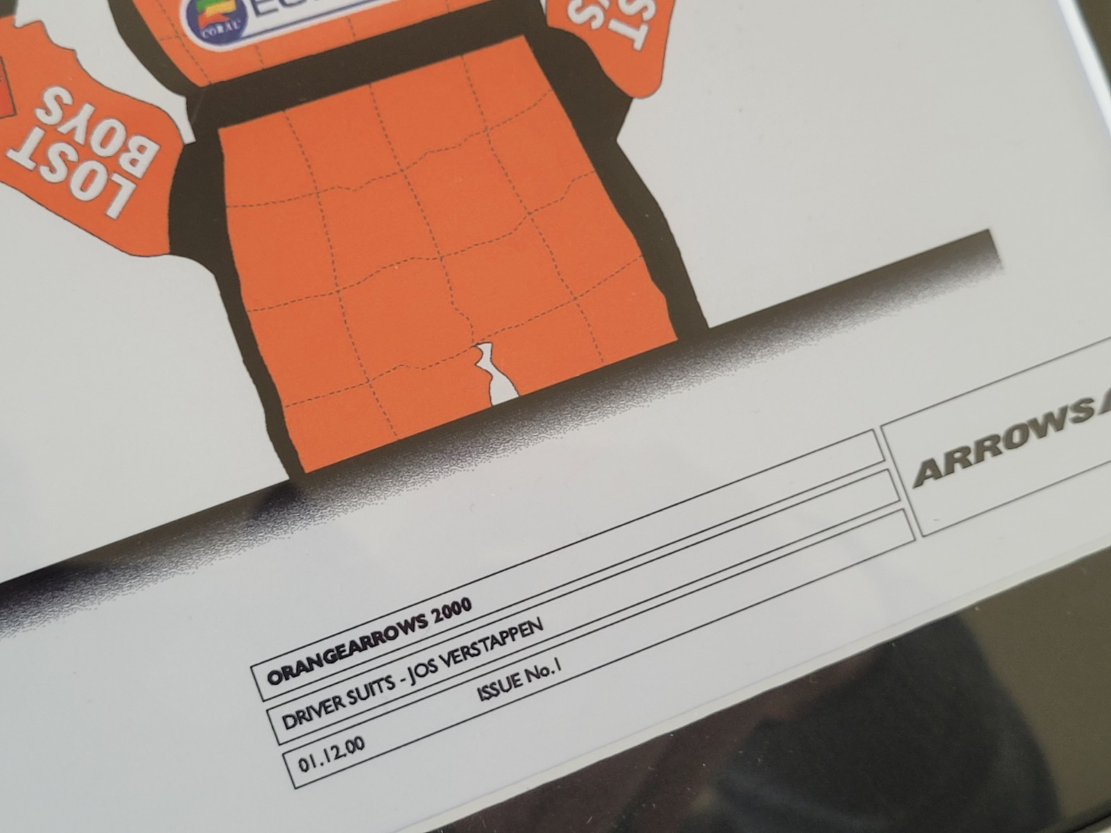 Jos Verstappen, authentic design cards, Arrows F1 - Image 6