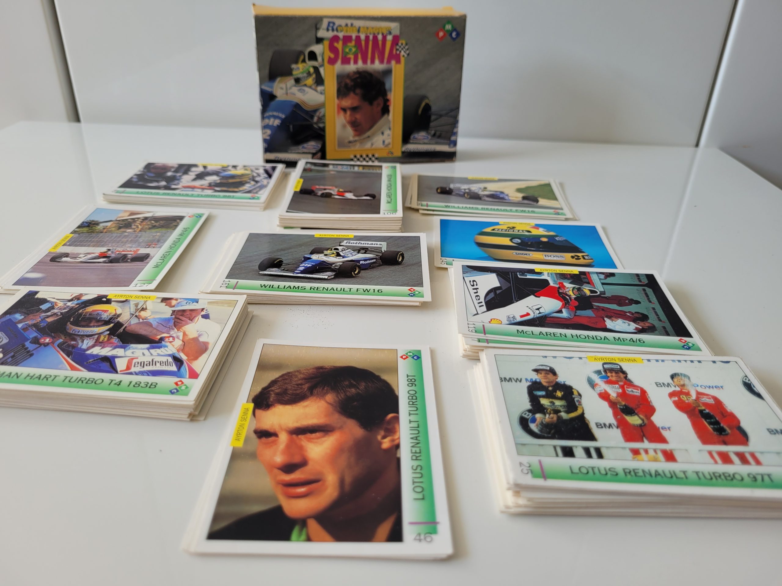 Ayrton Senna PMC trading cards, incl box - Image 4