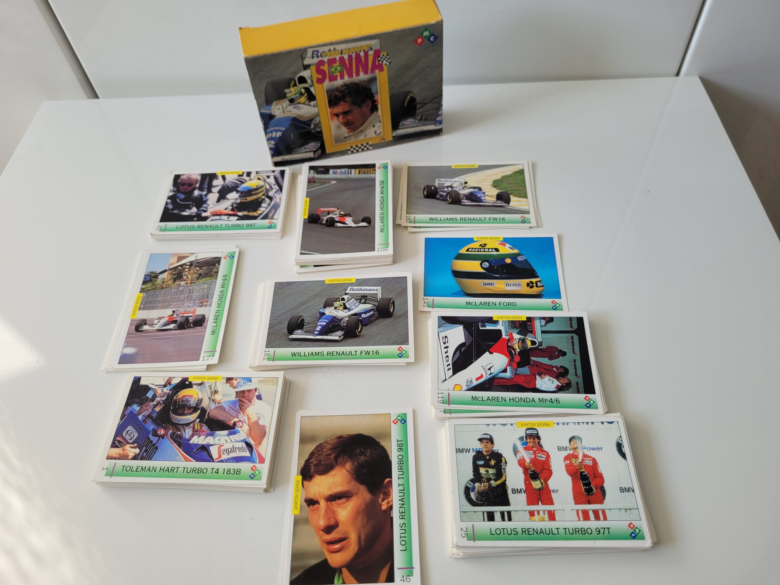 Ayrton Senna PMC trading cards, incl box - Image 3
