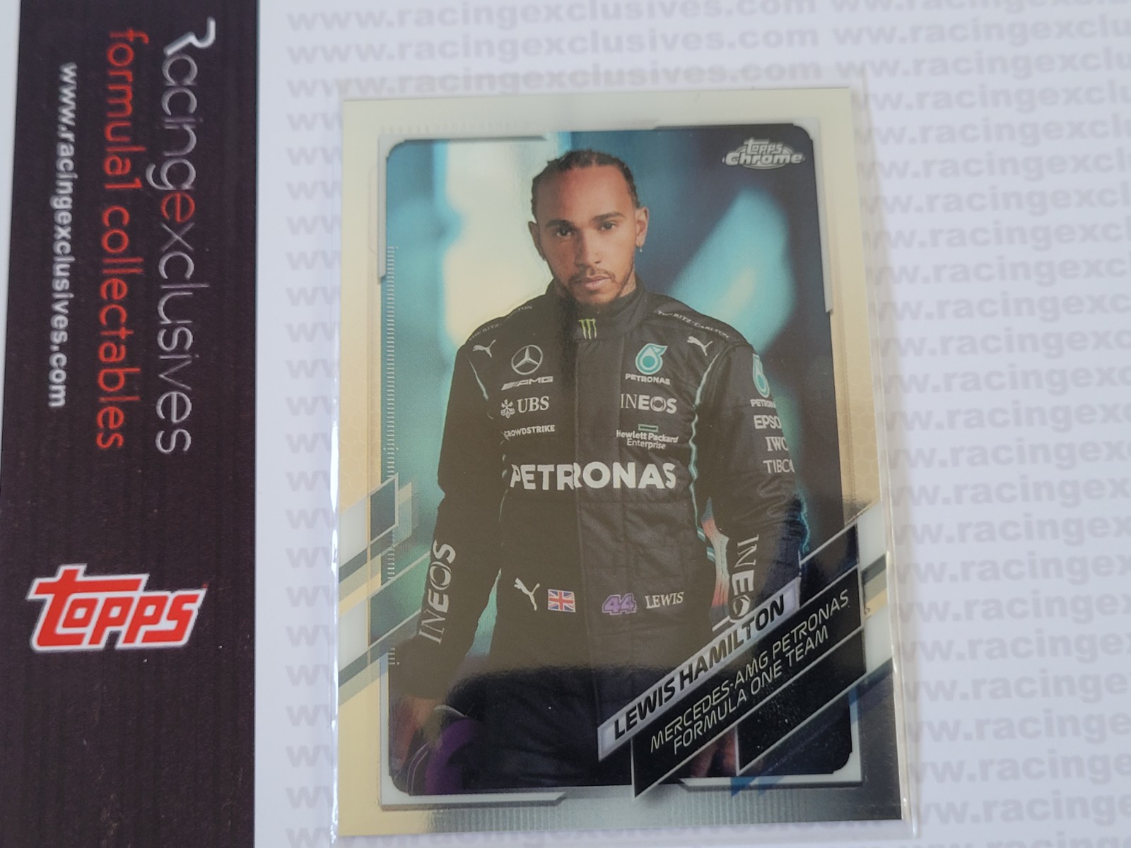 Lewis Hamilton – 2021 Topps F1 Chrome – Portrait #1