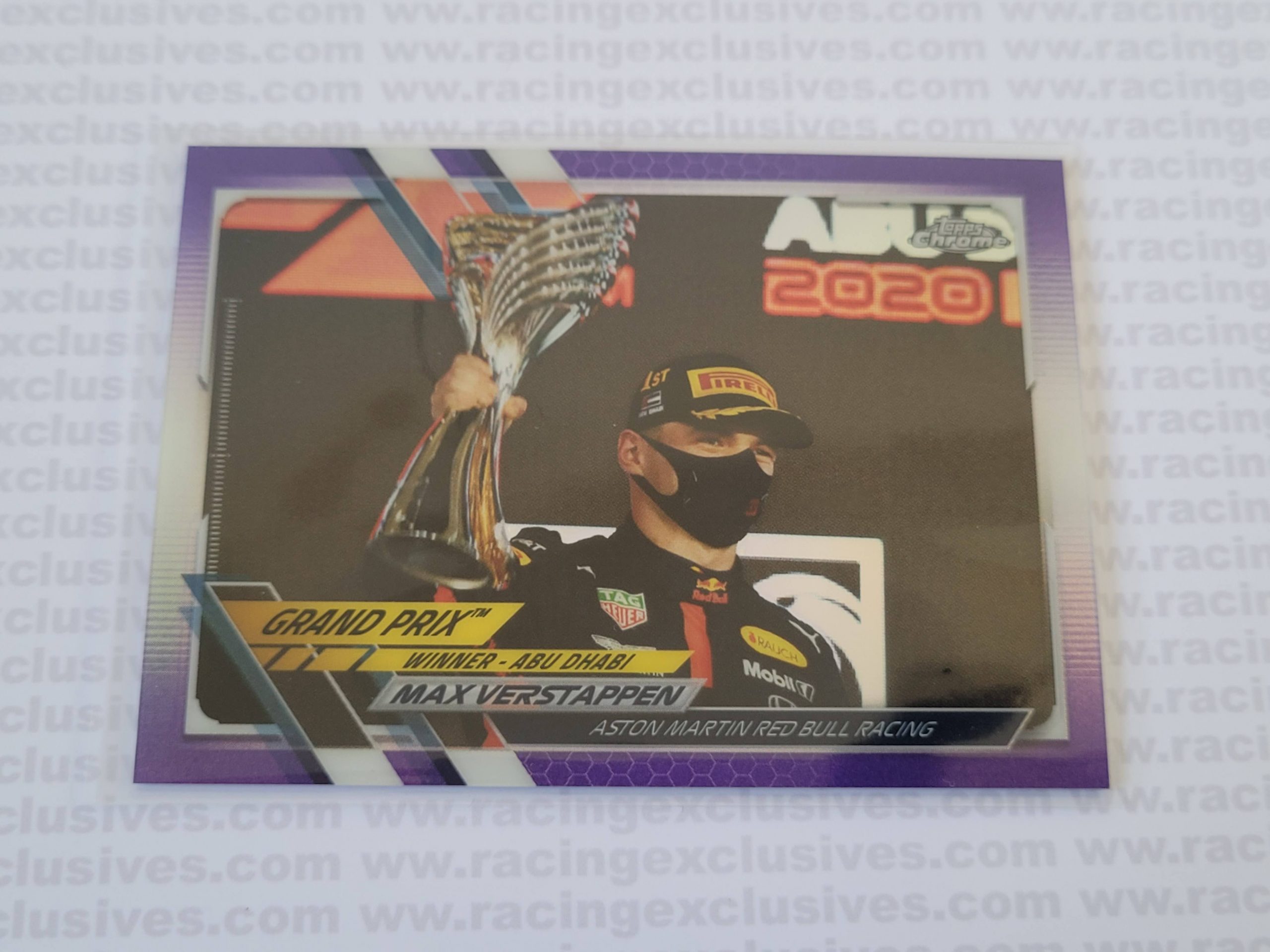 Max Verstappen – 2021 Topps F1 Chrome – #154 262/399 Purple