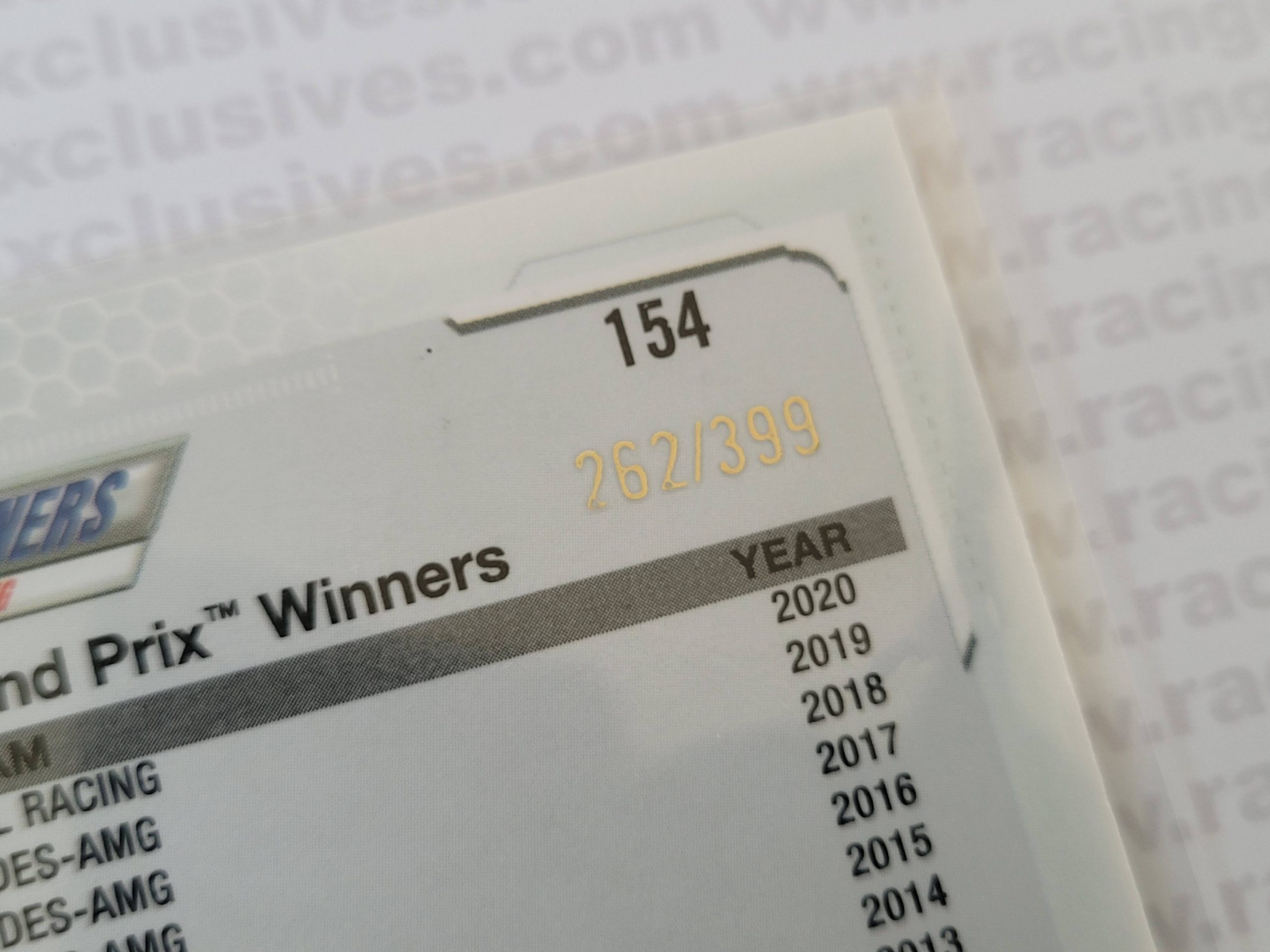 Max Verstappen – 2021 Topps F1 Chrome – #154 262/399 Purple - Image 4