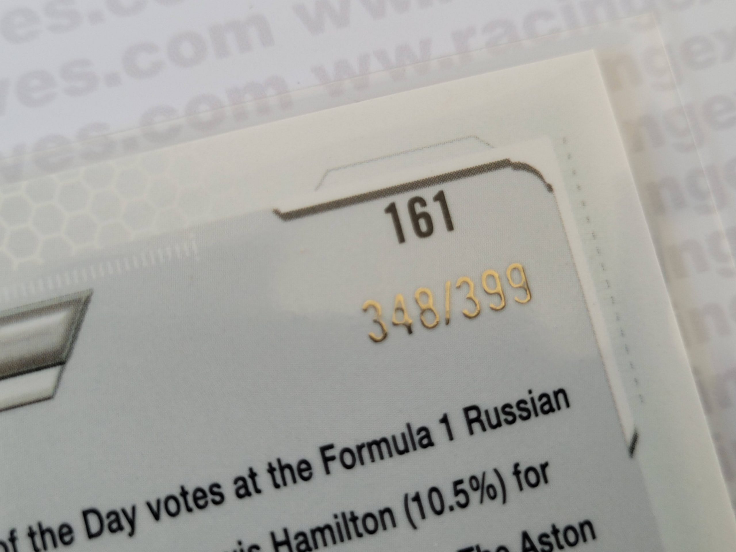 Max Verstappen – 2021 Topps F1 Chrome – #161 348/399 Purple - Image 4