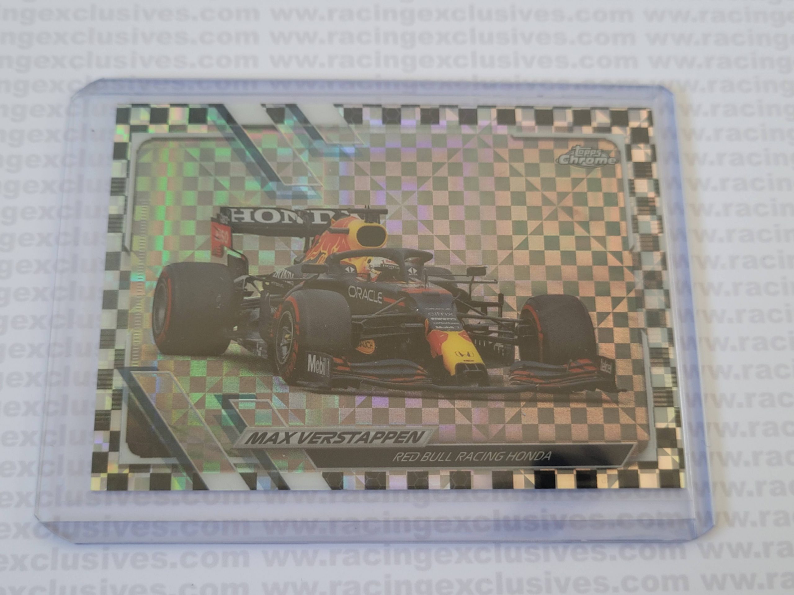 Max Verstappen – 2021 Topps F1 Chrome – #98 Checker Flag