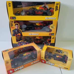 Set of Max Verstappen scale models, Jumbo, incl 2016