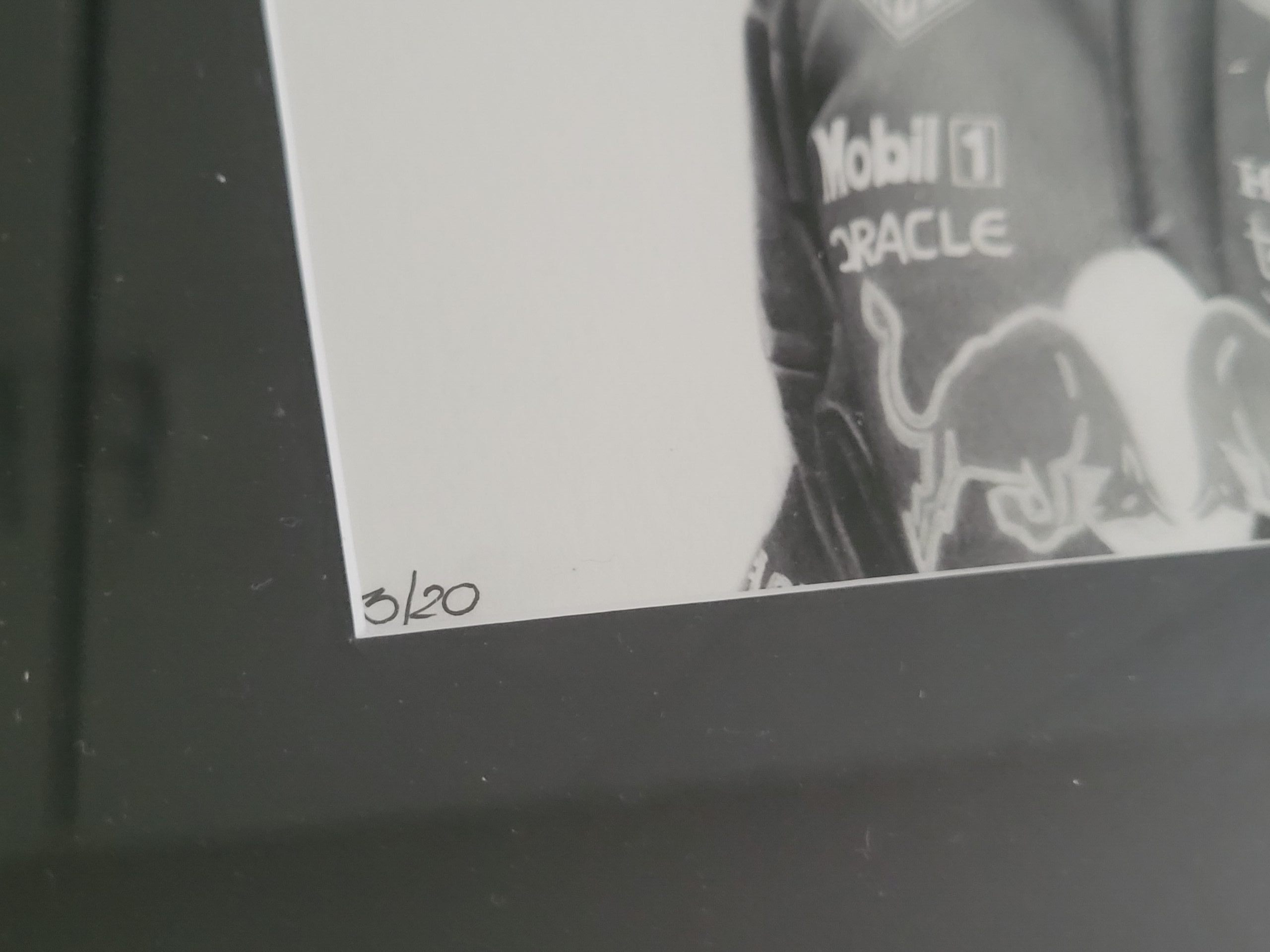 Max Verstappen & Lewis Hamilton artist print, 3/20, framed - Image 6