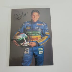 Jos Verstappen driver card / postcard, 1994, Benetton F1