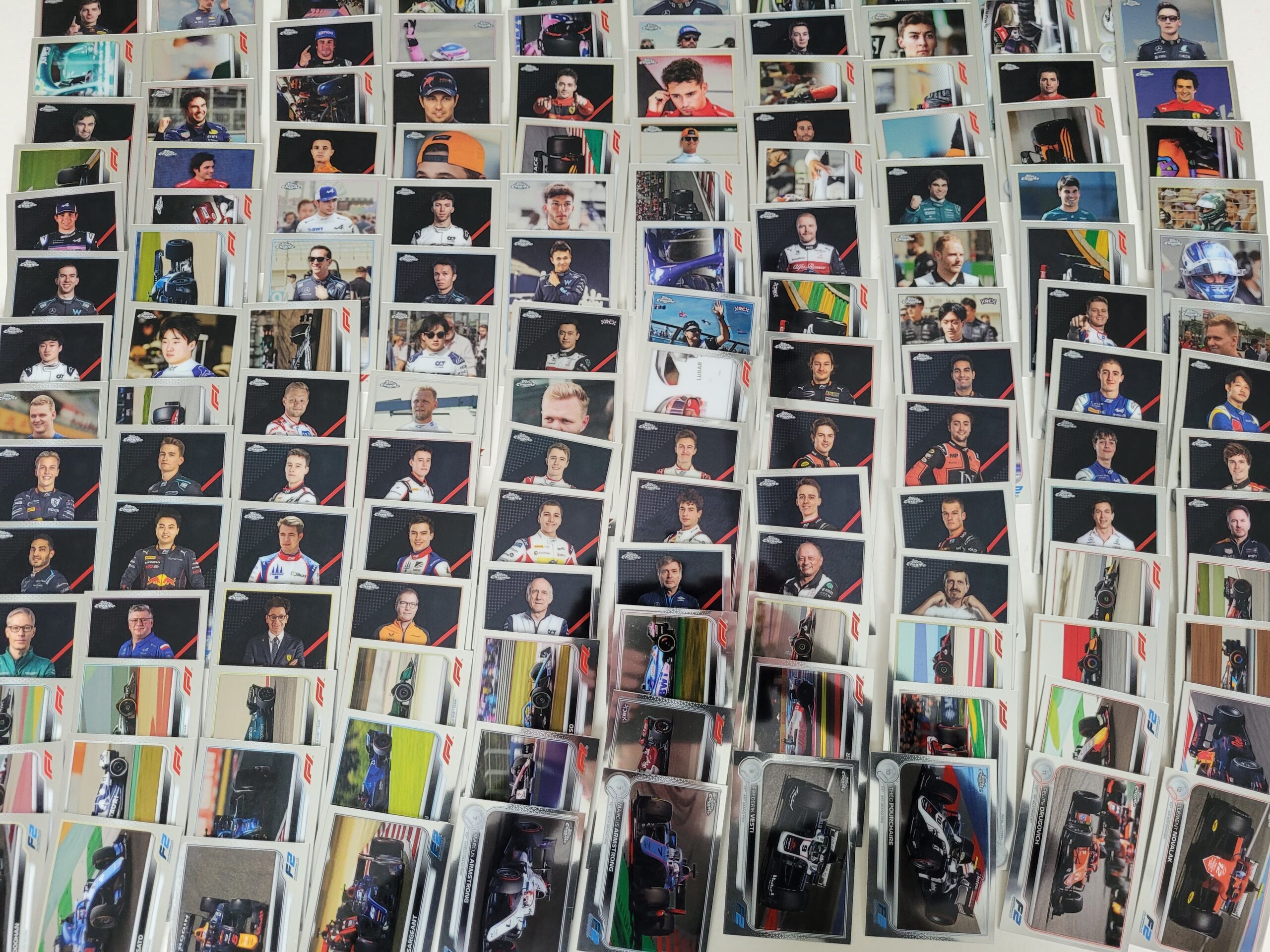 Topps Chrome F1 2022 complete base set - Image 7