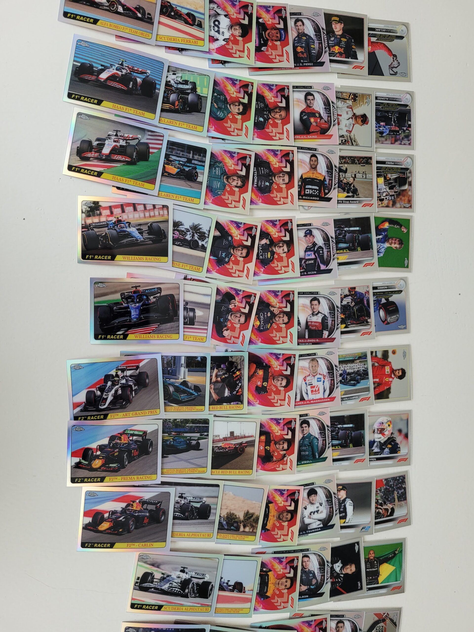 Topps Chrome F1 2022 complete base set - Image 6