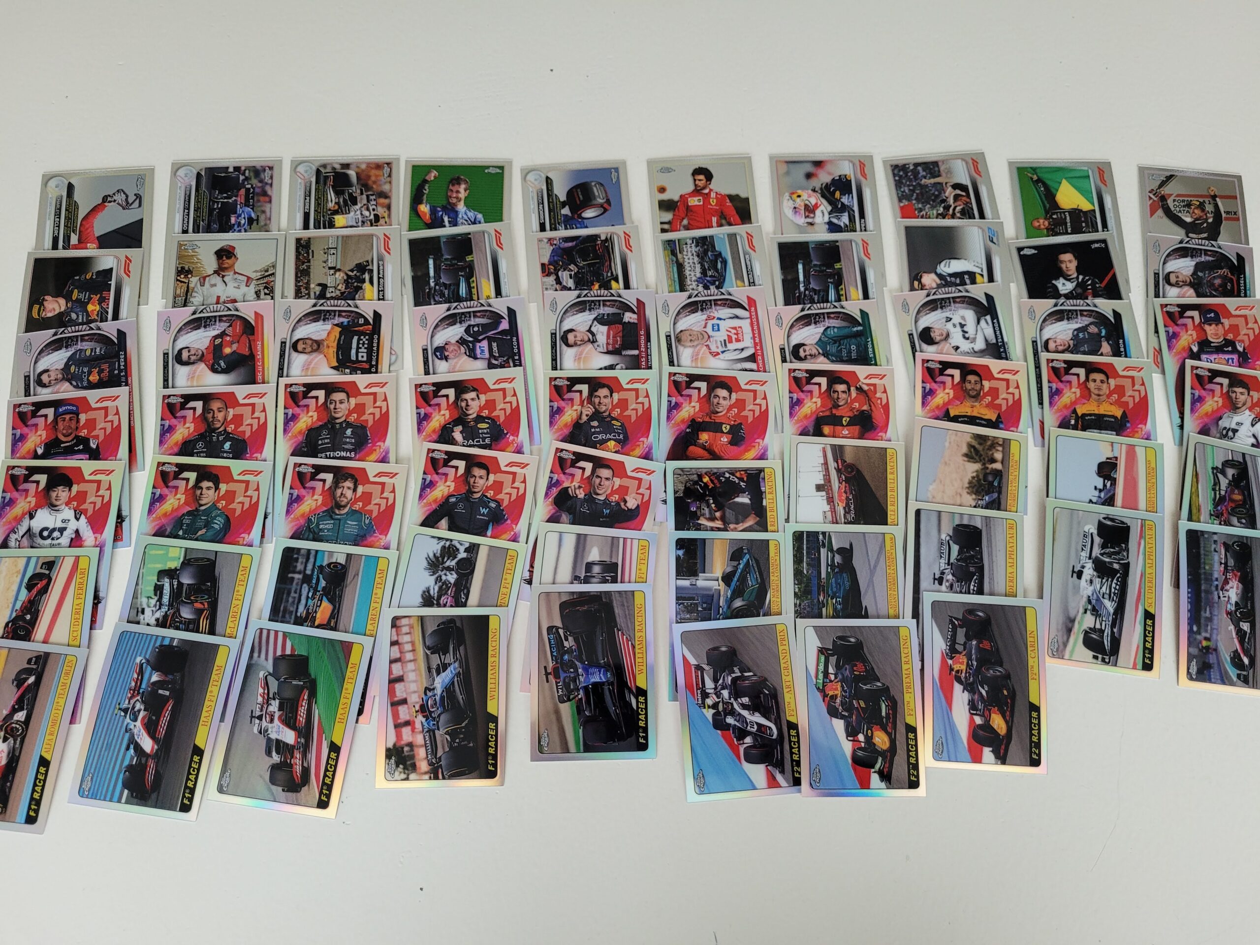 Topps Chrome F1 2022 complete base set - Image 5