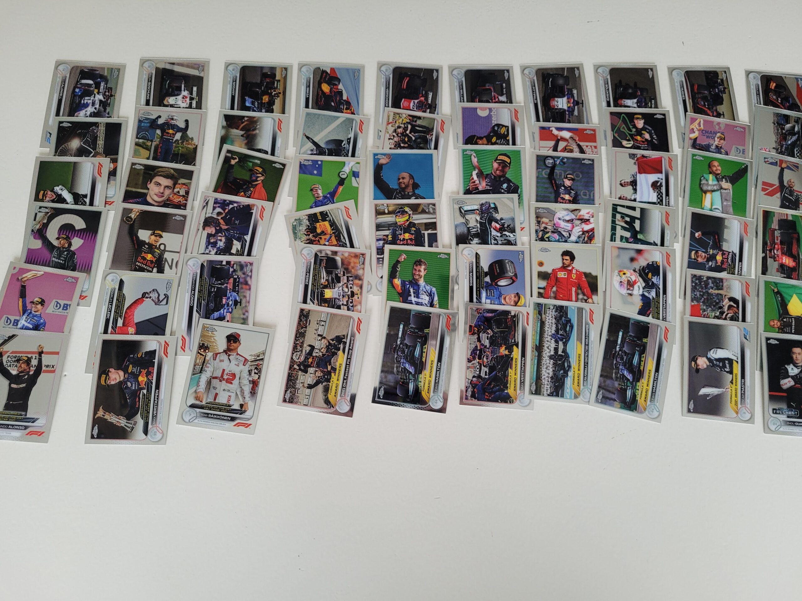 Topps Chrome F1 2022 complete base set - Image 4