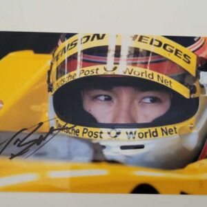 Takuma Sato signed photo, Jordan F1