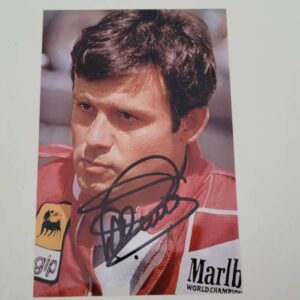 Patrck Tambay signed photo, Formula 1, Ferrari