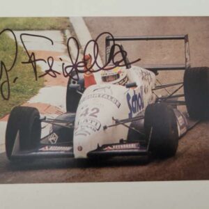 Giancarlo Fisichella signed photo, early autograph, F1