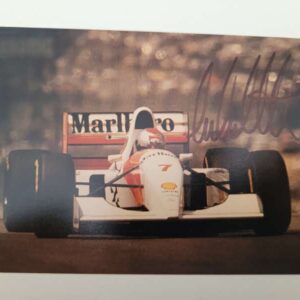 Michael Andretti signed photo, McLaren, F1