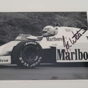 John Watson signed photo, McLaren F1