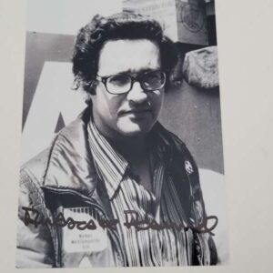 Andrea de Adamich signed photo, female F1 driver