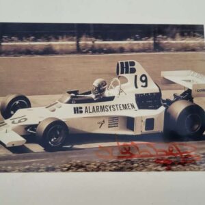 Gijs van Lennep signed photo, HB F1