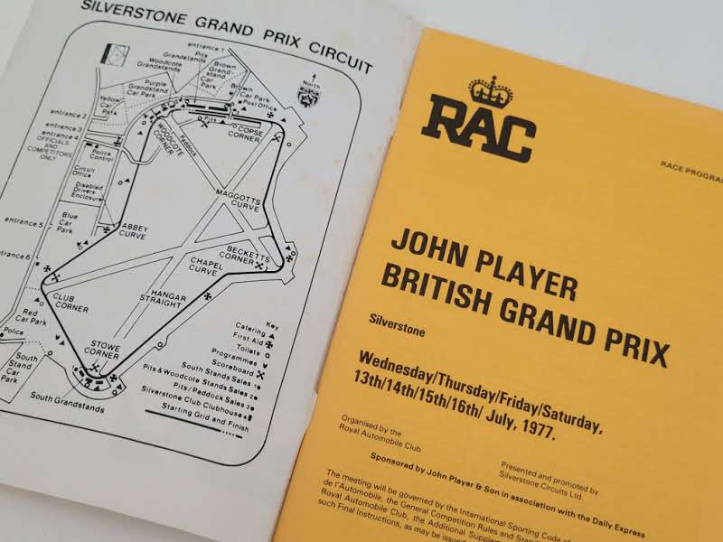 Jody Scheckter hand signed race program, British GP 1977, Silverstone - Image 3