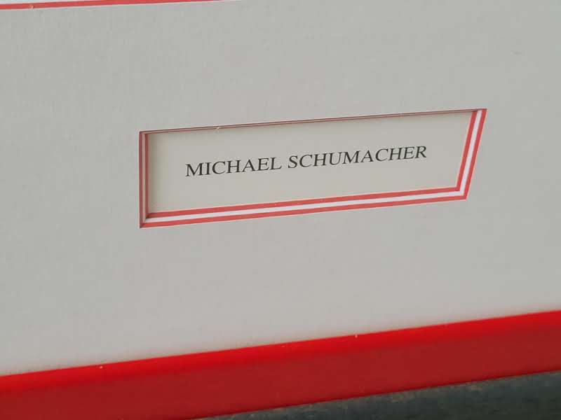 Michael Schumacher 'The Hero" framed art by Stuart Coffield - Image 3