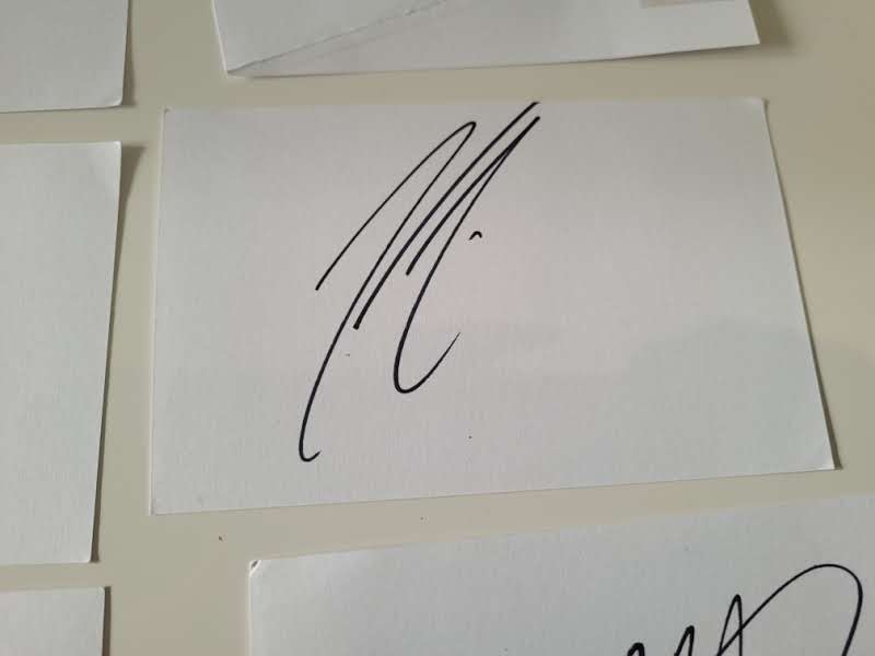 F1 World Champions signed cards, Verstappen, Lauda, Hill, Raikkonen, Mansell - Image 6