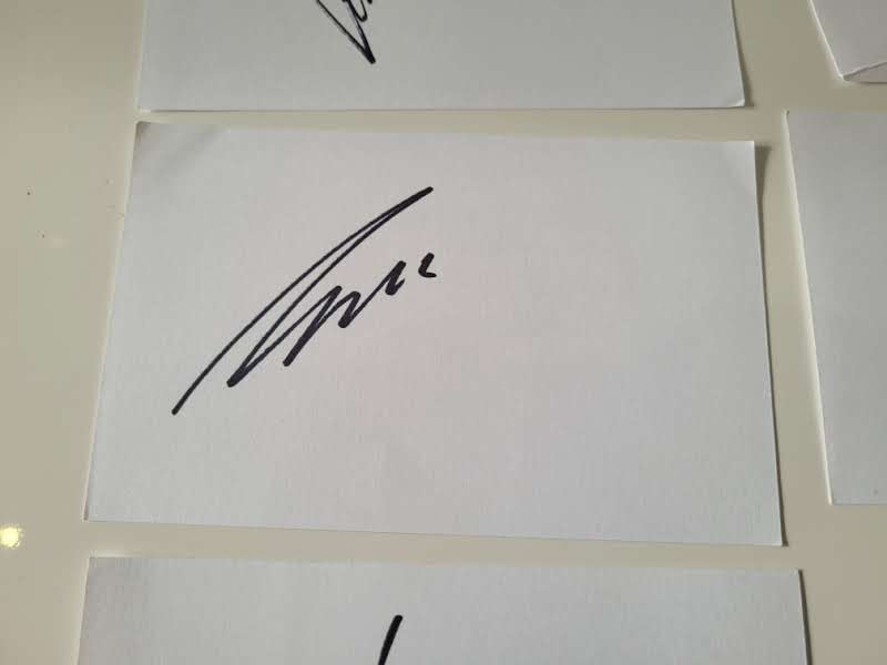 F1 World Champions signed cards, Verstappen, Lauda, Hill, Raikkonen, Mansell - Image 7