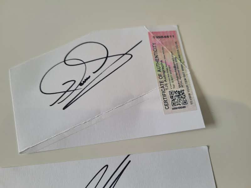 F1 World Champions signed cards, Verstappen, Lauda, Hill, Raikkonen, Mansell - Image 9