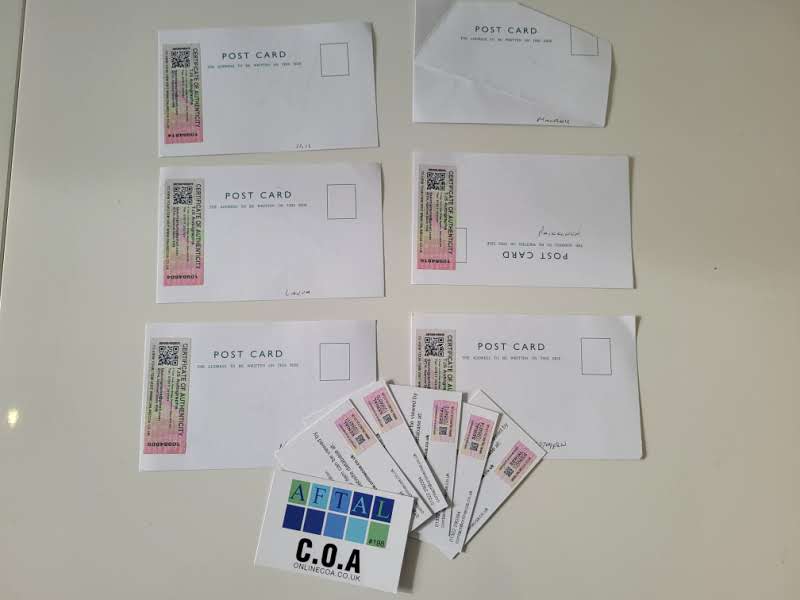 F1 World Champions signed cards, Verstappen, Lauda, Hill, Raikkonen, Mansell - Image 10