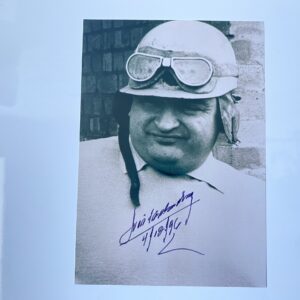 Jose Froilan Gonzalez signed photo, F1