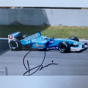 Giancarlo Fisichella signed photo, Benetton F1