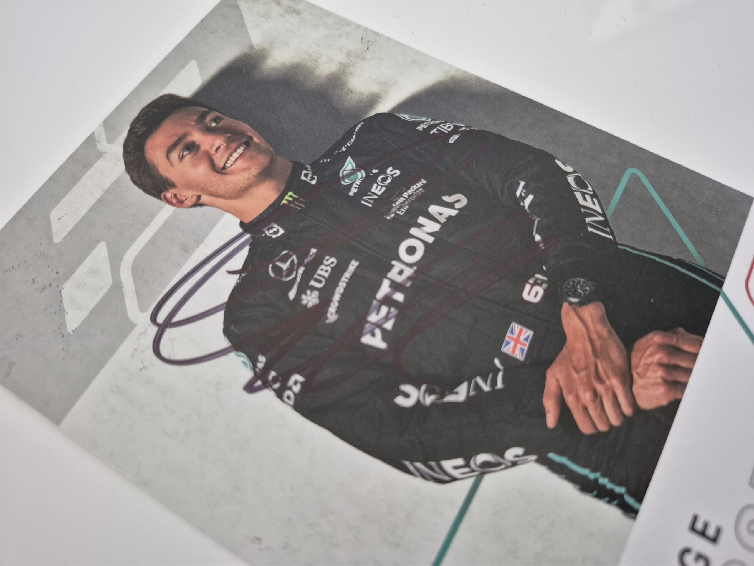 George Russell signed driver card, Mercedes F1 - Image 3