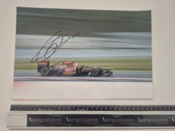 Romain Grosjean signed photo. Lotus F1 - Image 3