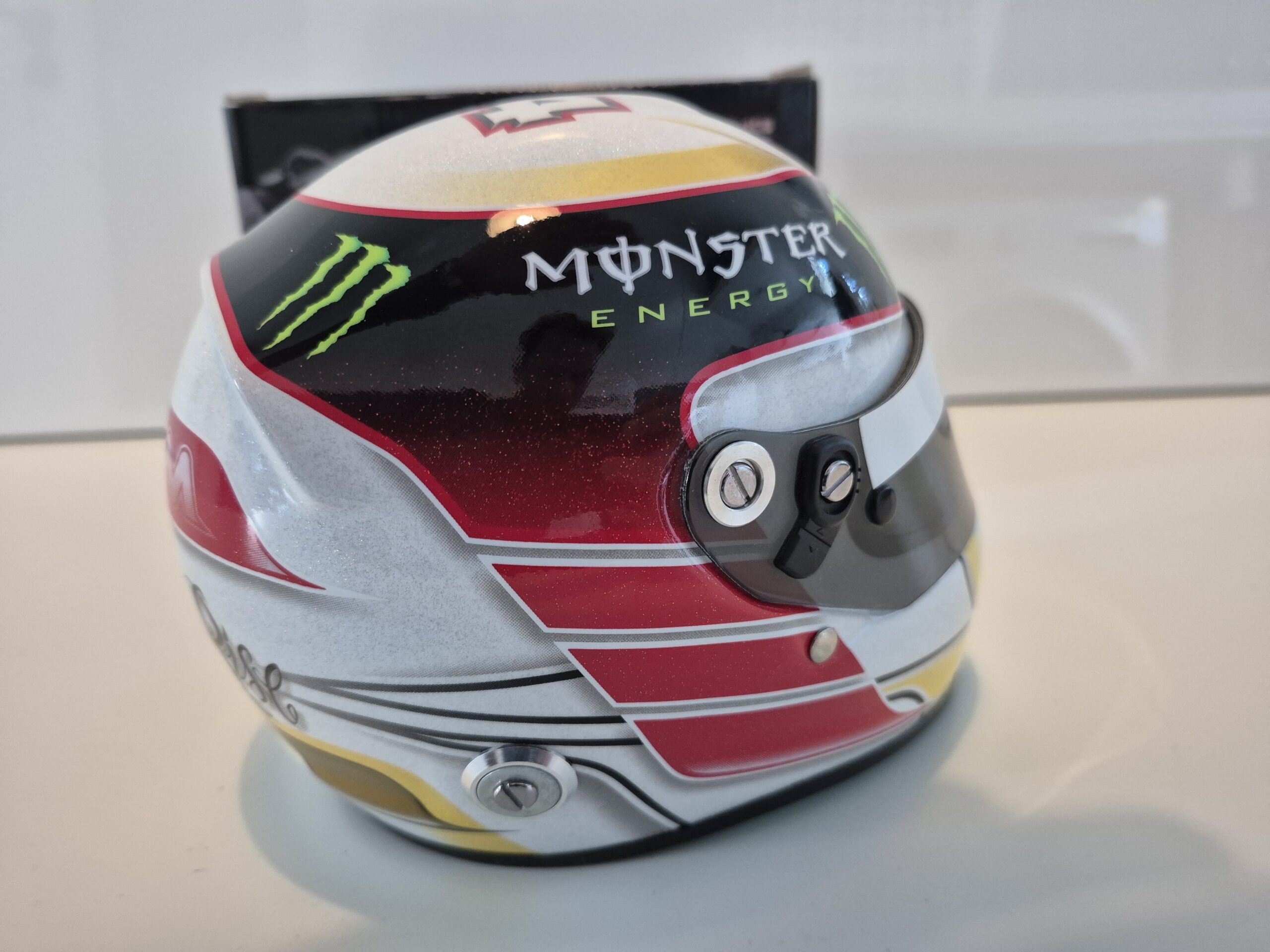 Lewis Hamilton signed helmet, season 2014, 1/2 scale, Mercedes F1 - Image 3