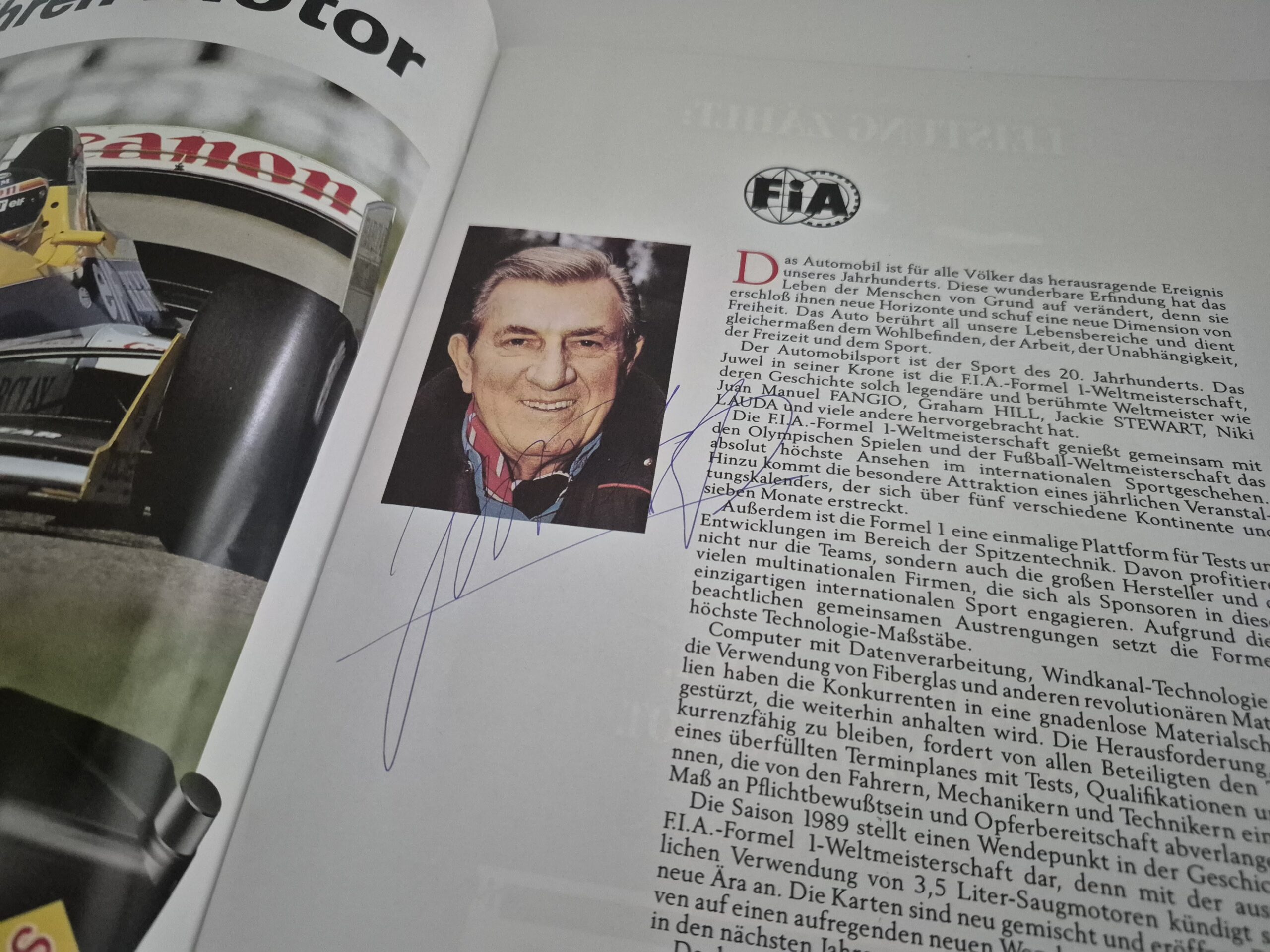 1989 German GP Race Program – Signed by Ayrton Senna & Alain Prost + Others - Image 3