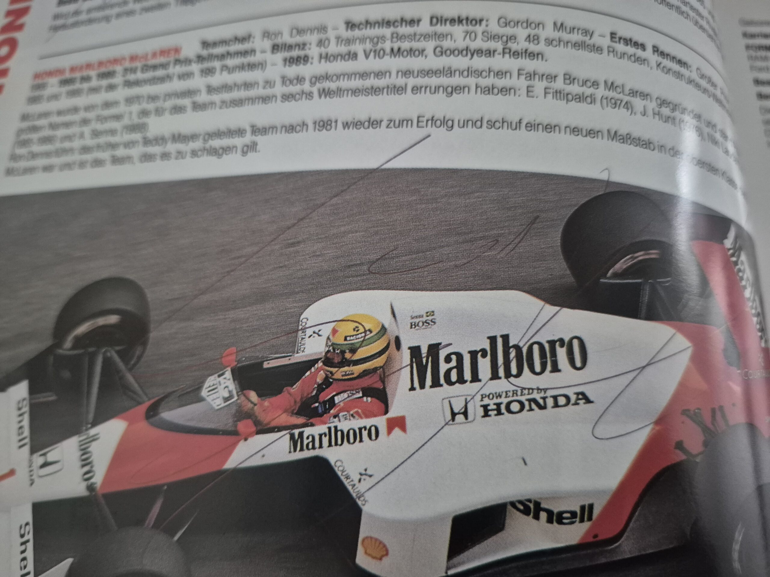 1989 German GP Race Program – Signed by Ayrton Senna & Alain Prost + Others - Image 6
