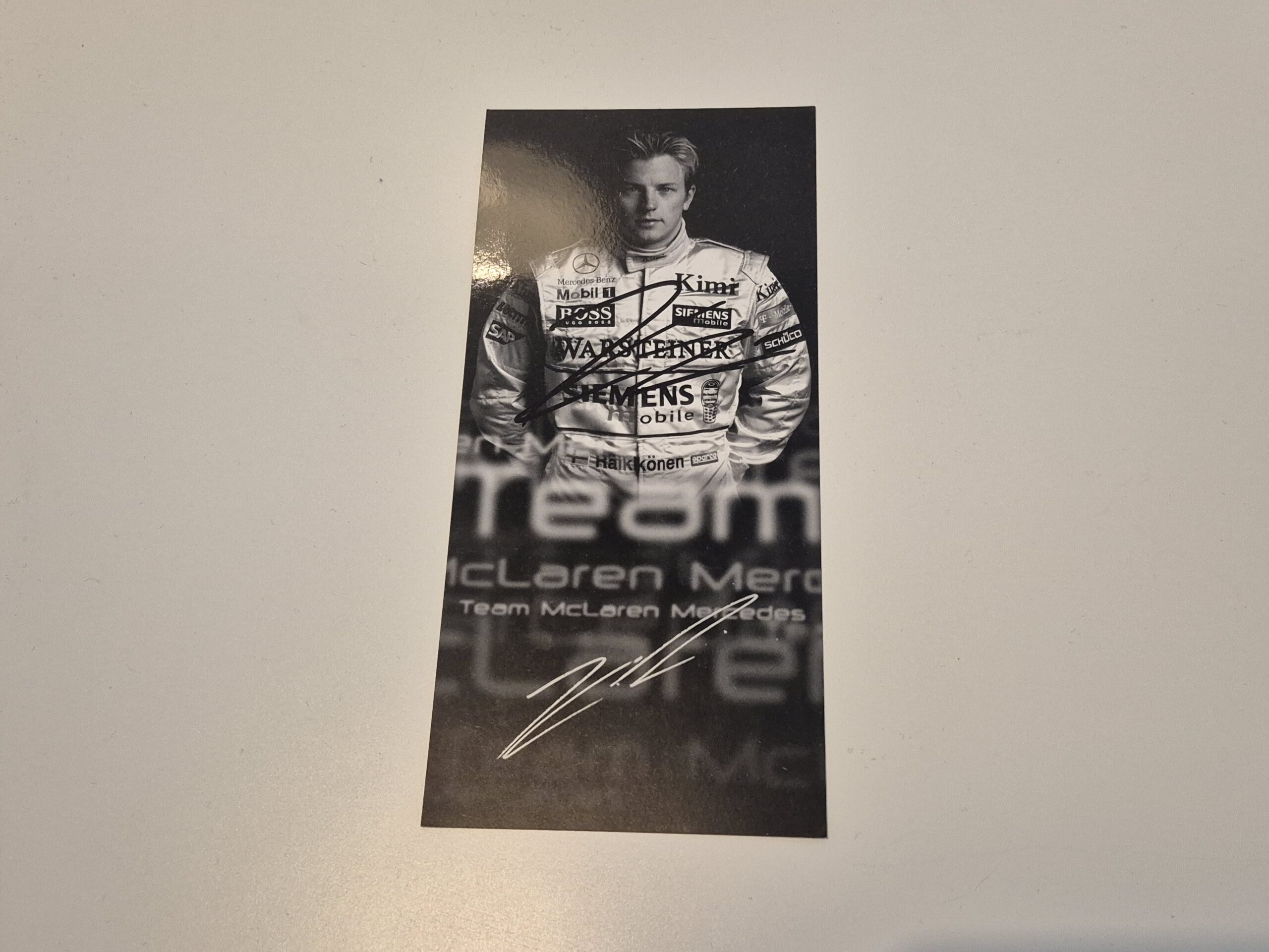 Kimi Räikkönen Driver Card – Alfa Romeo F1 – Hand-Signed